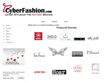 Tablet Screenshot of cyberfashion.com
